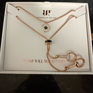 Unwritten Rose Gold and Black Onyx Necklace